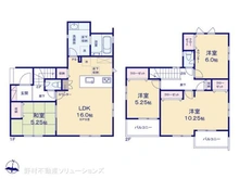 【埼玉県/所沢市小手指南】所沢市小手指南2丁目 新築一戸建て 間取り図