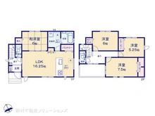 【埼玉県/所沢市けやき台】所沢市けやき台1丁目 新築一戸建て 間取り図