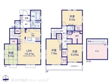 【東京都/東村山市多摩湖町】東村山市多摩湖町1丁目 新築一戸建て 間取り図