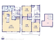 【東京都/東村山市多摩湖町】東村山市多摩湖町1丁目 新築一戸建て 間取り図