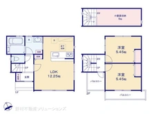 【埼玉県/所沢市上新井】所沢市上新井5丁目 新築一戸建て 間取り図