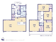 【東京都/東村山市秋津町】東村山市秋津町3丁目 新築一戸建て 間取り図