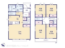 【東京都/清瀬市中里】清瀬市中里1丁目 新築一戸建て 間取り図