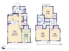 【東京都/東村山市秋津町】東村山市秋津町3丁目 新築一戸建て 間取り図