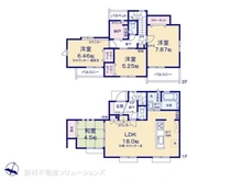 【東京都/東村山市秋津町】東村山市秋津町3丁目 新築一戸建て 間取り図