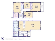【東京都/清瀬市元町】清瀬市元町1丁目 新築一戸建て 間取り図