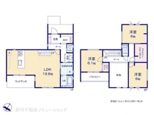 【埼玉県/所沢市小手指南】所沢市小手指南2丁目 新築一戸建て 間取り図