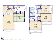 【東京都/東村山市秋津町】東村山市秋津町3丁目 新築一戸建て 間取り図