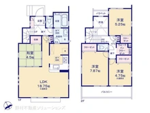 【東京都/東村山市恩多町】東村山市恩多町5丁目 新築一戸建て 間取り図
