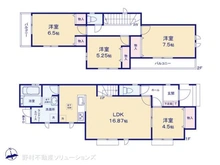 【埼玉県/所沢市大字山口】所沢市大字山口 新築一戸建て 間取り図