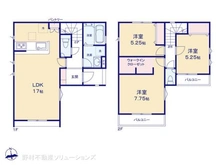 【埼玉県/所沢市大字下安松】所沢市大字下安松 新築一戸建て 間取り図