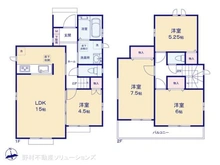 【埼玉県/所沢市小手指町】所沢市小手指町5丁目 新築一戸建て 間取り図