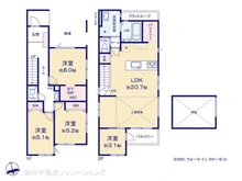 【埼玉県/所沢市大字上安松】所沢市大字上安松 新築一戸建て 間取り図