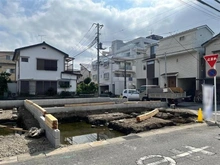 【埼玉県/川口市戸塚東】川口市戸塚東新築戸建　1号棟 建築中の外観