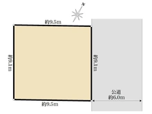 【埼玉県/蕨市南町】蕨市南町2丁目 戸建 区画図