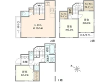 【埼玉県/川口市上青木】川口市上青木二丁目戸建 間取り図