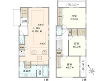 【埼玉県/さいたま市南区大谷場】大谷場2丁目　新築戸建て　2号棟 間取り図