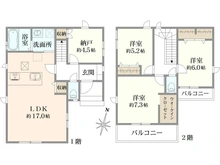 【埼玉県/さいたま市桜区田島】田島7期 12号棟 新築戸建 間取り図