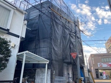 【埼玉県/さいたま市浦和区高砂】さいたま市浦和区高砂4丁目新築戸建　A号棟 建築中の外観：全3区画