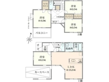 【埼玉県/さいたま市南区別所】別所3丁目　リノベ済み中古戸建 間取り図