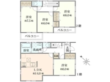 【埼玉県/さいたま市南区大字大谷口】さいたま市南区大字大谷口 中古戸建 間取り図