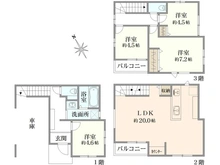 【埼玉県/さいたま市南区根岸】さいたま市南区根岸6期 間取り図