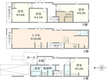 【埼玉県/さいたま市浦和区高砂】さいたま市浦和区高砂4丁目新築戸建 間取り図