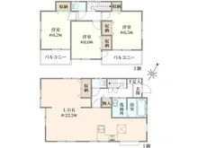 【埼玉県/さいたま市桜区大字神田】さいたま市桜区大字神田 中古戸建 間取り図