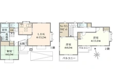 【埼玉県/さいたま市中央区鈴谷】さいたま市中央区鈴谷5丁目 中古戸建 間取り図
