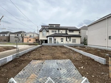 【埼玉県/さいたま市中央区大戸】さいたま市中央区大戸3丁目新築戸建　2号棟 建築中の外観：全2棟・中央
