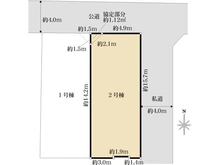 【埼玉県/さいたま市中央区大戸】さいたま市中央区大戸3丁目新築戸建　2号棟 区画図
