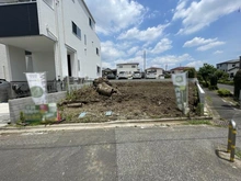 【埼玉県/さいたま市浦和区駒場】さいたま市浦和区駒場1丁目　新築戸建　9号棟 現地（建築前）：全2区画　右側
