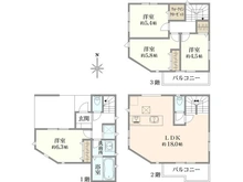 【埼玉県/さいたま市浦和区駒場】さいたま市浦和区駒場1丁目　新築戸建　9号棟 間取り図