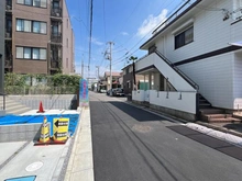 【埼玉県/さいたま市北区植竹町】さいたま市北区植竹町一丁目 新築戸建て 1号棟 前面道路