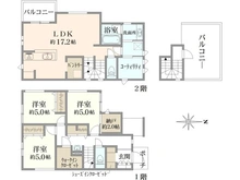 【埼玉県/さいたま市南区大字太田窪】さいたま市南区大字太田窪 中古戸建 間取り図