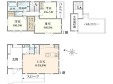 【埼玉県/さいたま市見沼区大字南中野】さいたま市見沼区大字南中野 新築戸建 C号棟 間取り図
