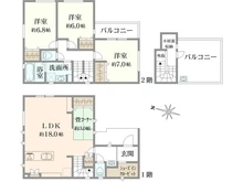 【埼玉県/さいたま市見沼区大字南中野】さいたま市見沼区大字南中野 新築戸建 F号棟 間取り図