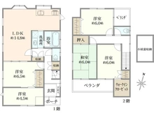 【埼玉県/さいたま市浦和区領家】さいたま市浦和区領家4丁目　中古戸建 間取り図