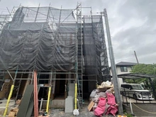 【埼玉県/さいたま市南区四谷】さいたま市南区四谷3丁目 1号棟 建築中の外観：全3号棟/一番右