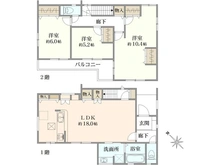 【埼玉県/さいたま市桜区大字大久保領家】さいたま市桜区大久保領家 新築戸建 2号棟 間取り図