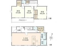【埼玉県/さいたま市桜区大字塚本】さいたま市桜区大字塚本字西耕地 新築戸建て 2号棟 間取り図