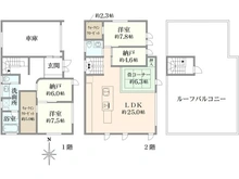 【埼玉県/越谷市レイクタウン】越谷市レイクタウン5丁目 中古戸建 間取り図