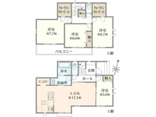 【埼玉県/川口市芝高木】川口市芝高木1丁目5759番新築戸建てB号棟 間取り図
