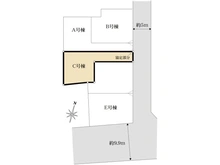 【埼玉県/川口市芝高木】川口市芝高木1丁目5759番新築戸建てC号棟 区画図