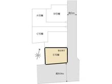 【埼玉県/川口市芝高木】川口市芝高木1丁目5759番新築戸建てE号棟 区画図