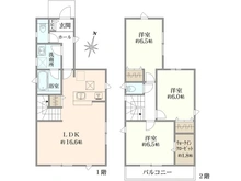 【埼玉県/新座市野寺】新座市野寺一丁目新築戸建て1号棟 間取り図