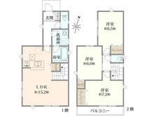 【埼玉県/新座市野寺】新座市野寺一丁目新築戸建て2号棟 間取り図