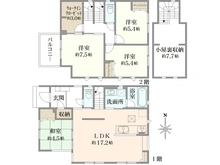 【埼玉県/さいたま市緑区美園】さいたま市緑区美園1丁目3号棟 間取り図