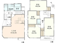 【埼玉県/さいたま市南区大字円正寺】さいたま市南区大字円正寺　3号棟 間取り図