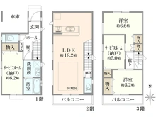 【埼玉県/さいたま市浦和区領家】領家7丁目F号棟 間取り図